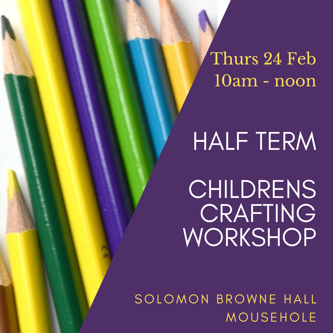 Half term childrens crafting workshop