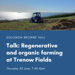 Talk: regenerative and organic farming at Trenow Fields