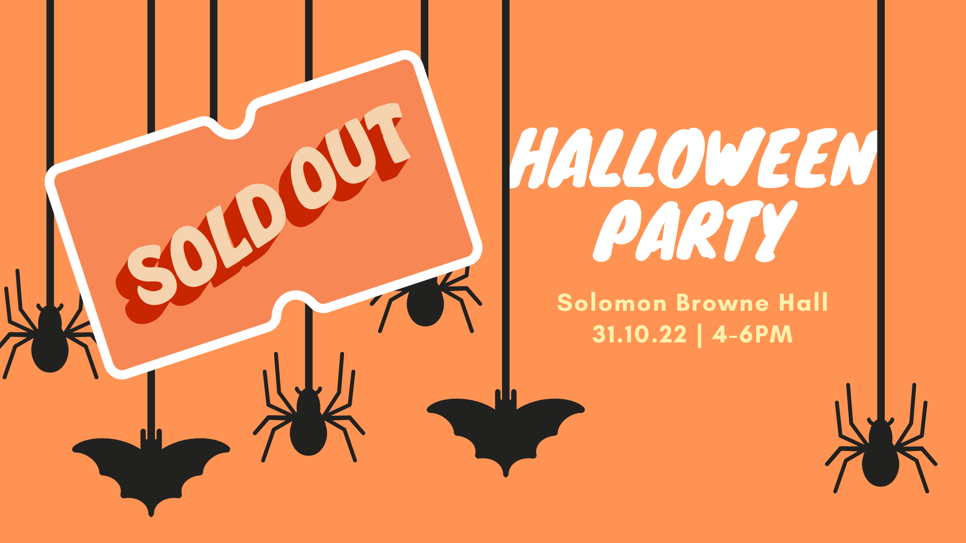 SOLD OUT - Halloween Party