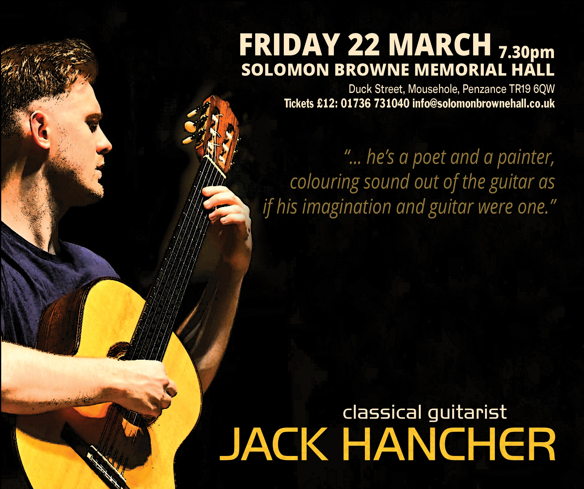 Jack Hancher - classical guitar
