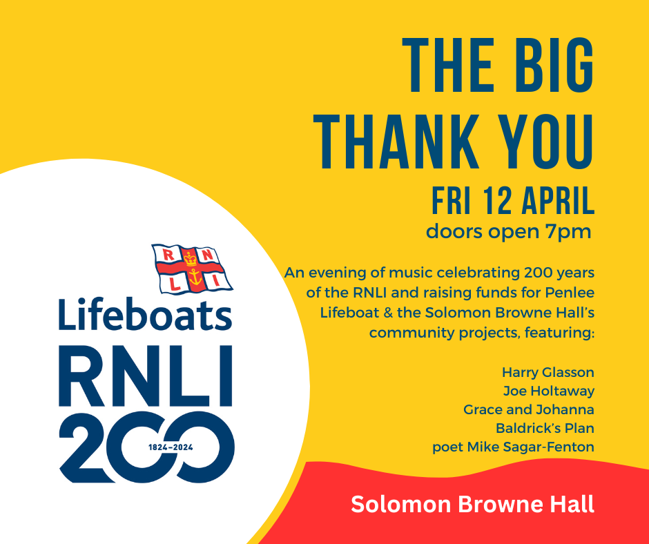 The Big Thank You - An Evening of Music to Celebrate 200 years of the RNLI